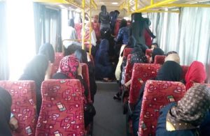 arrestation femme soiree