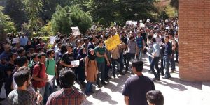 university protestation