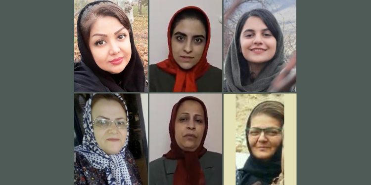 Iranian Resistance six women arrested 750x375