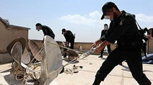 Iran satellite dishes seized after warrant