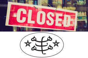 Bahai business shutdown