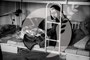 young mother waiting execution