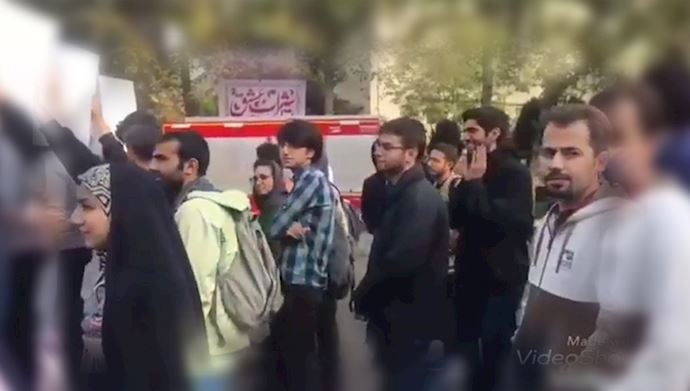 eudiants grève enseignants grève discours Rohani iran