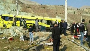 accident de bus mortel iran