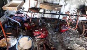 incendie école élémentaire zahedan iran