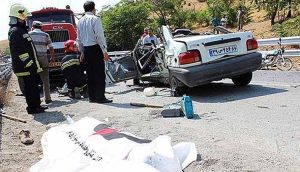 mortalité accidents de la route iran