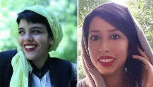 Saba Kord Afshari Yasamin Aryani prisonnières politiques iran