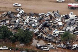 Chiraz inondations iran