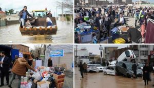 Iran inondations population abandonnée