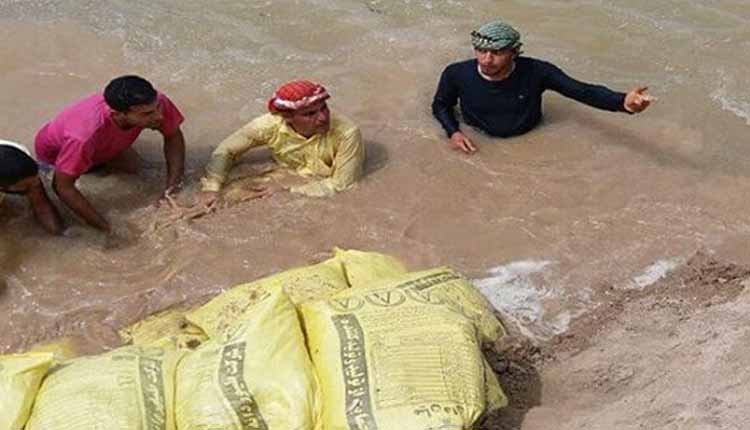 arabes secours inondations iran