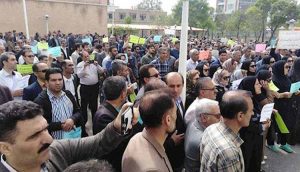 enseignants manifestation iran