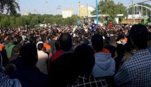 manfestation travailleurs sucrerie iran