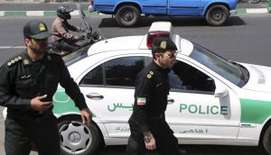 police fête iran