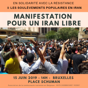 Manifestation Bruxelles Iran Libre