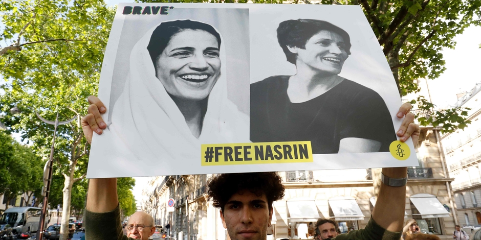 nasrin pour sa libération iran