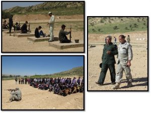 étudiants stands tirs iran