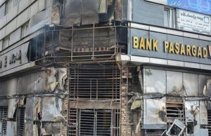 incendie banque pasargad iran