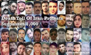 1000 morts manifestations iran