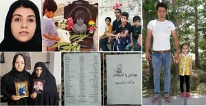 victimes du soulevement en iran