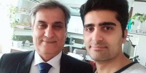 Pouya Bakhtiari avec son père Manouchehr iran