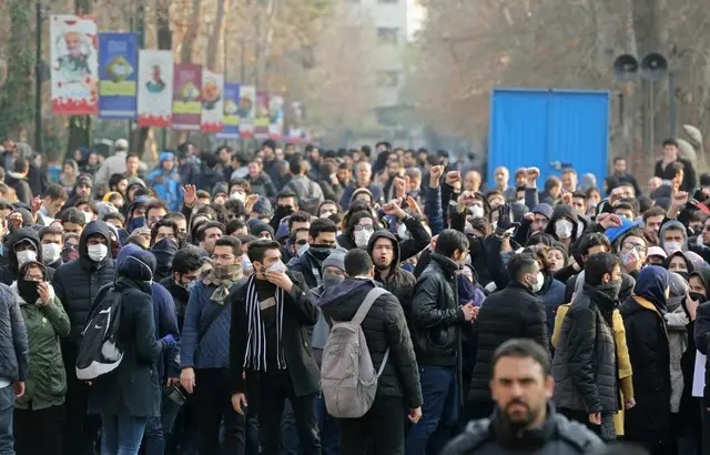 manifestations étudiants iraniens crash avion iran