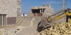 démolition maison iran