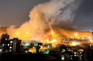 incendie prison d'Evine iran csdhi