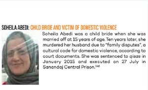femmes exécutées soheila-Abedi-iran-csdhi