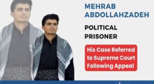 prisonnier-politique-Mehrab-Abdollahzadeh-iran-csdhi